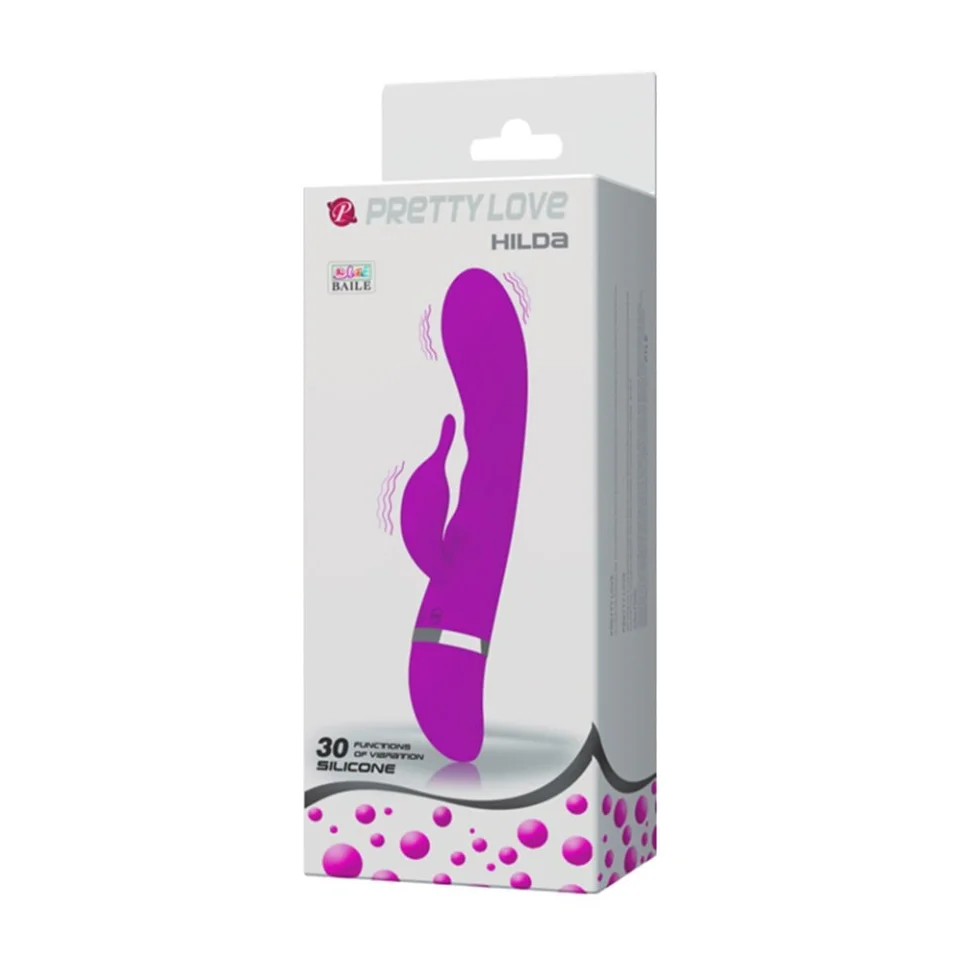 #2312 - 30 Titreşimli Klitoral Uyarıcılı Üst Düzey Teknolojik Vibratör
