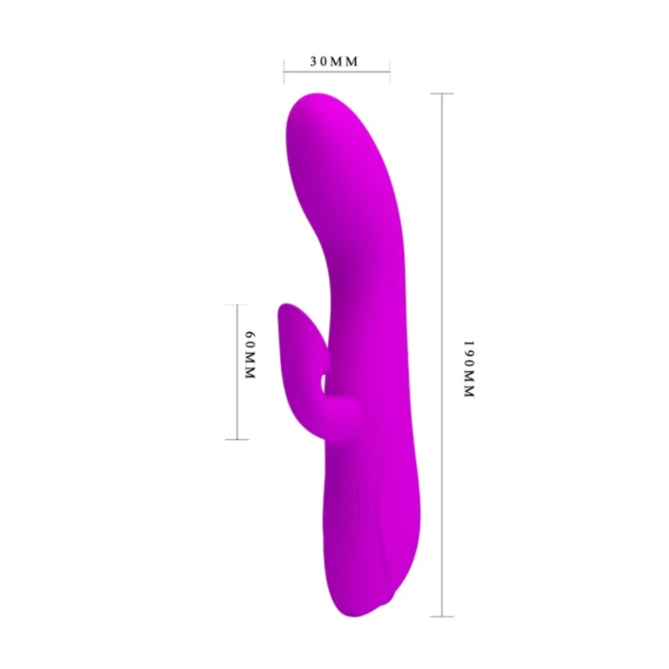 #2334 - USB Şarjlı 12 Emme ve 12 Titreşim Fonksiyonlu 19cm Teknolojik Vibratör