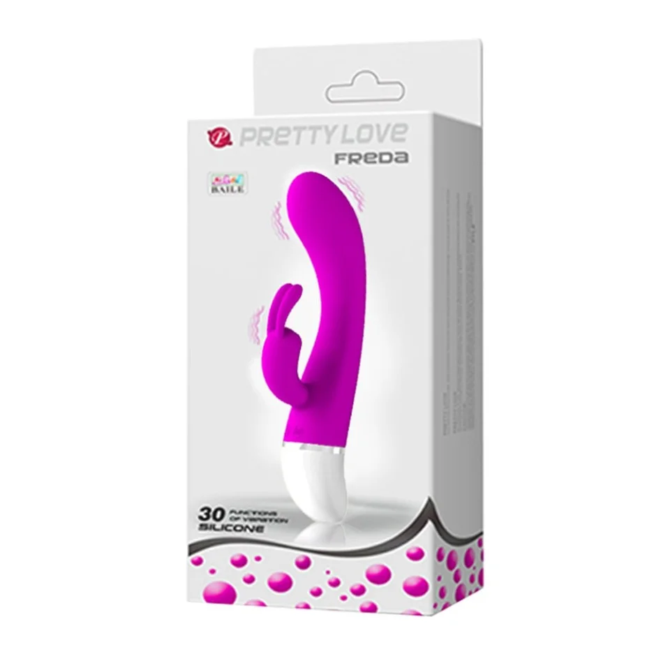 #2343 - 30 Fonksiyonlu Klitoris Uyarıcılı Teknolojik Tavşan Vibratör