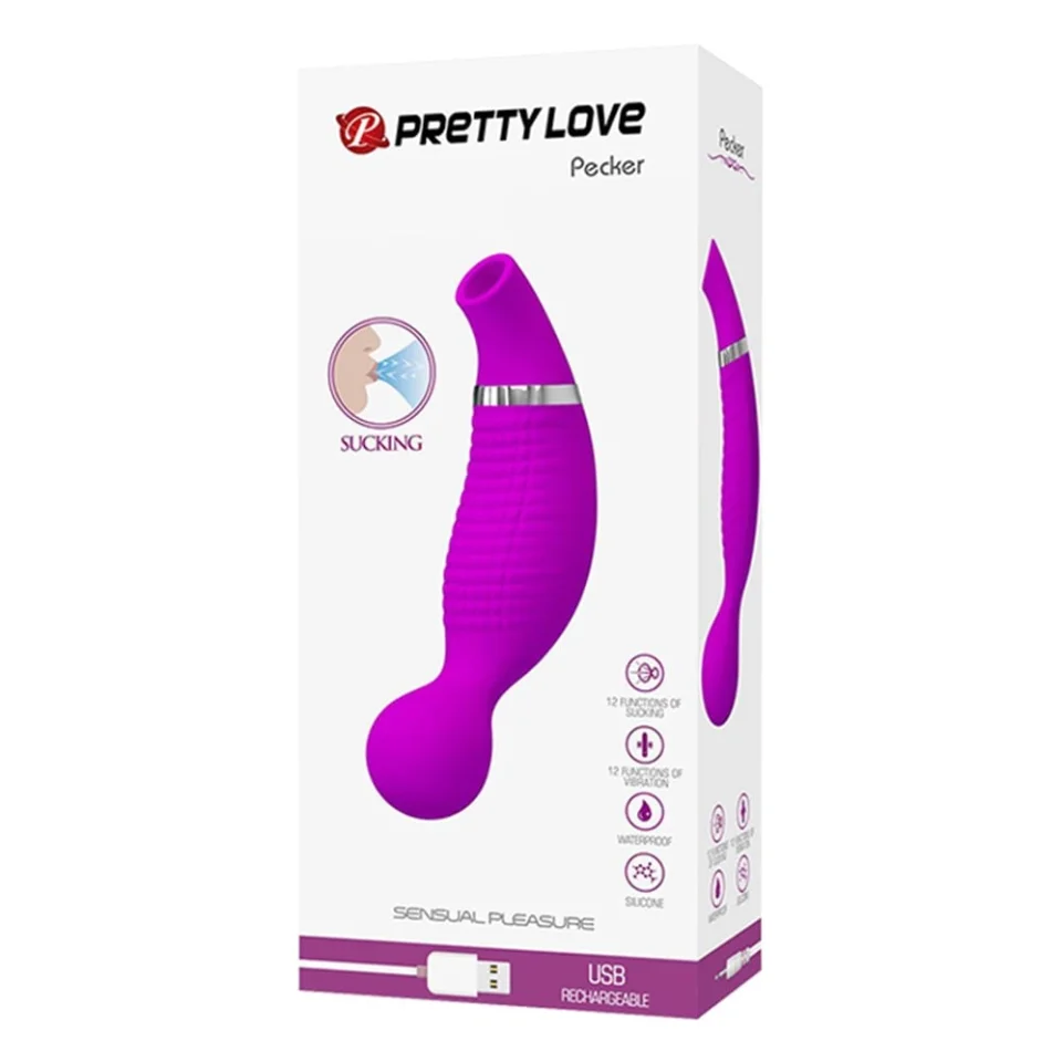 #2367 - USB Şarjlı 12 Emme ve 12 Titreşim Fonksiyonlu Teknolojik Vibratör