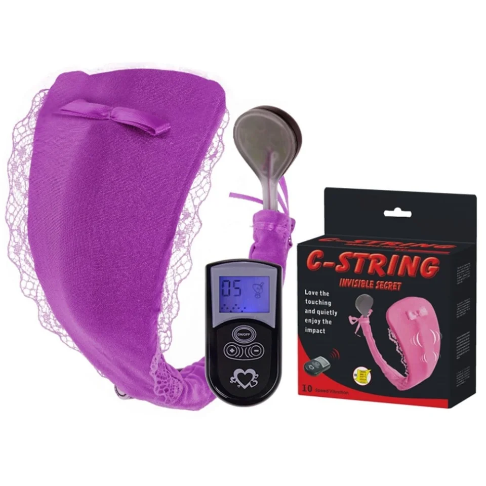 #2428 - Uzaktan Kumandalı G String Titreşimli Vibratör Külotu İç Giyim