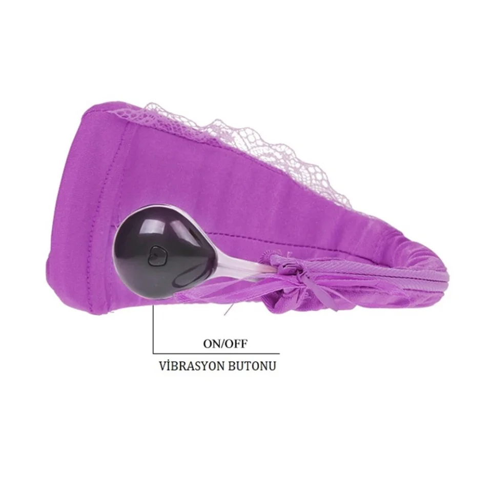 #2430 - Uzaktan Kumandalı G String Titreşimli Vibratör Külotu İç Giyim