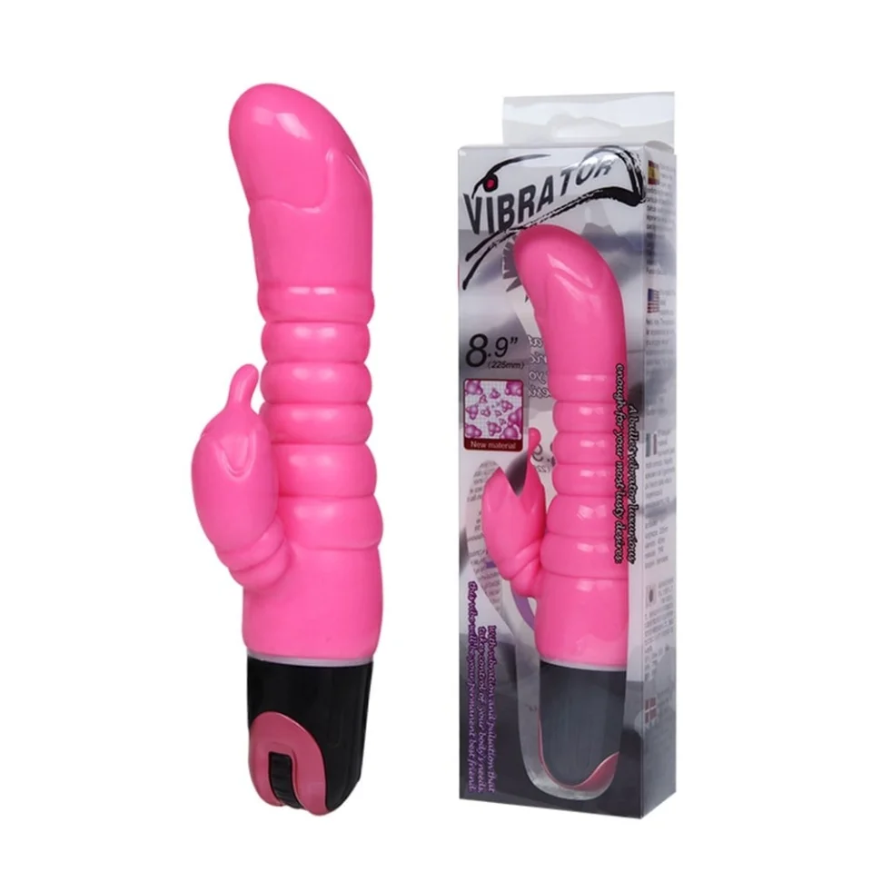 #2449 - 23 cm G-Spot Jel Dokuya Sahip Titreşimli Vibratör