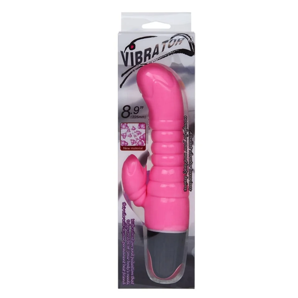 #2450 - 23 cm G-Spot Jel Dokuya Sahip Titreşimli Vibratör