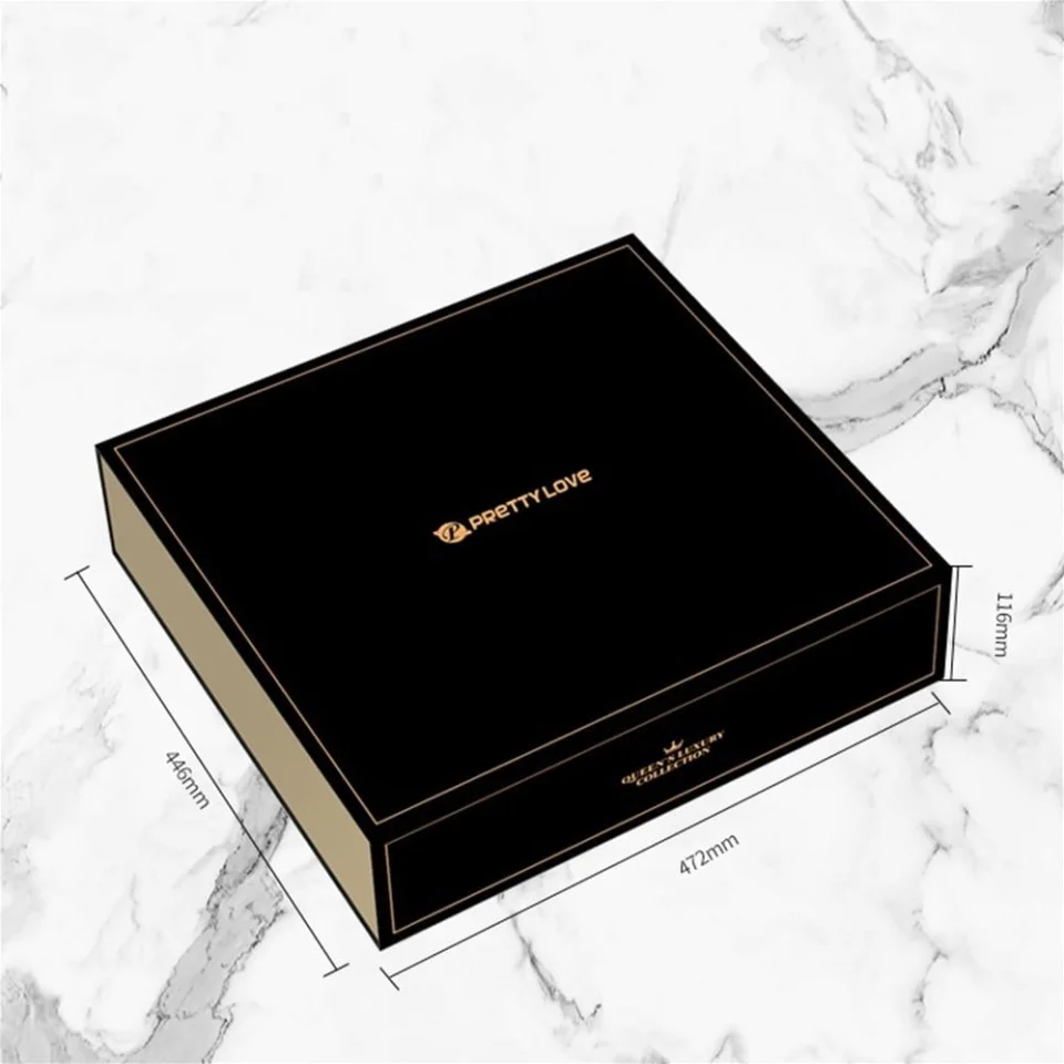 #2522 - 12 Parçalı 18K Altın Kaplamalı Elit Vibratör Seti - Queens Collection