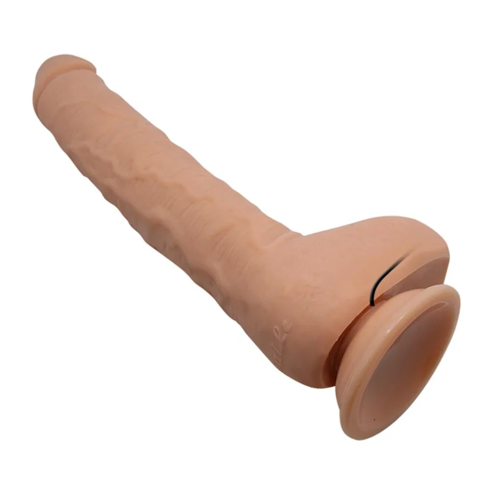 #245 - 28 cm Titreşimli Gerçekçi Kalın Dildo Penis
