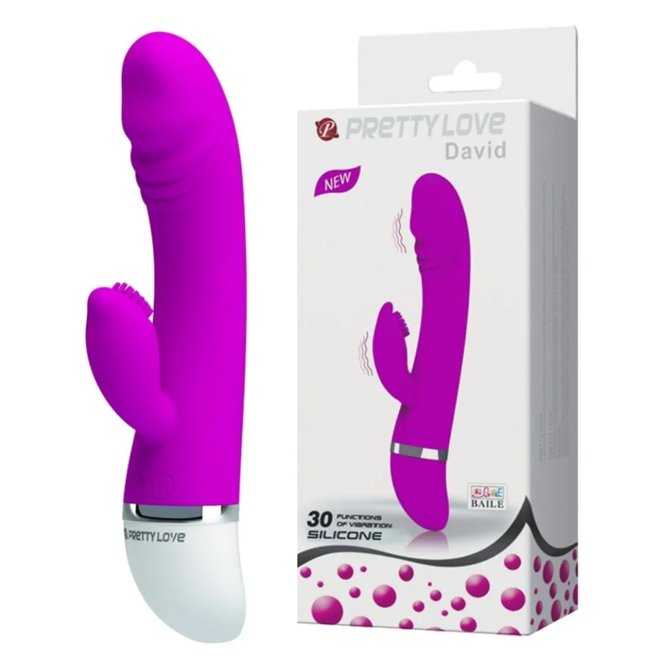 #2653 - 30 Fonksiyonlu Klitoris Uyarıcılı Teknolojik Vibratör Penis