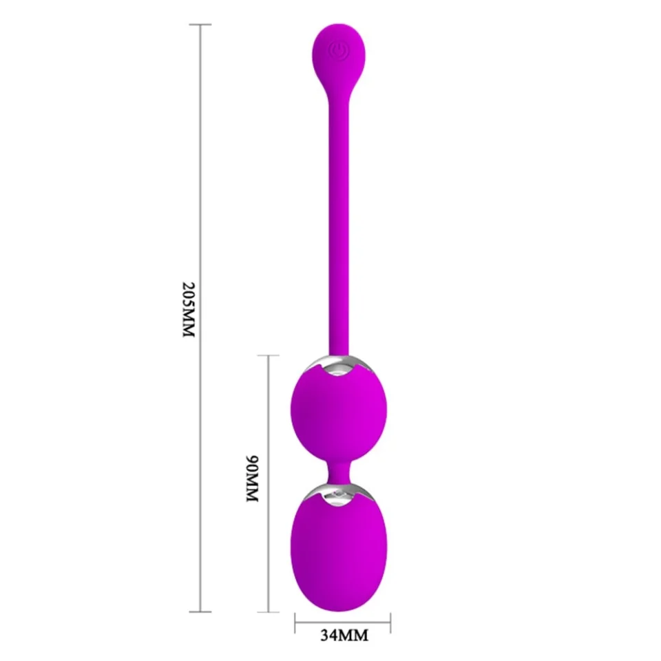 #2693 - USB Şarjlı Titreşimli Anal Vajinal Alıştırma Egzersiz Topları
