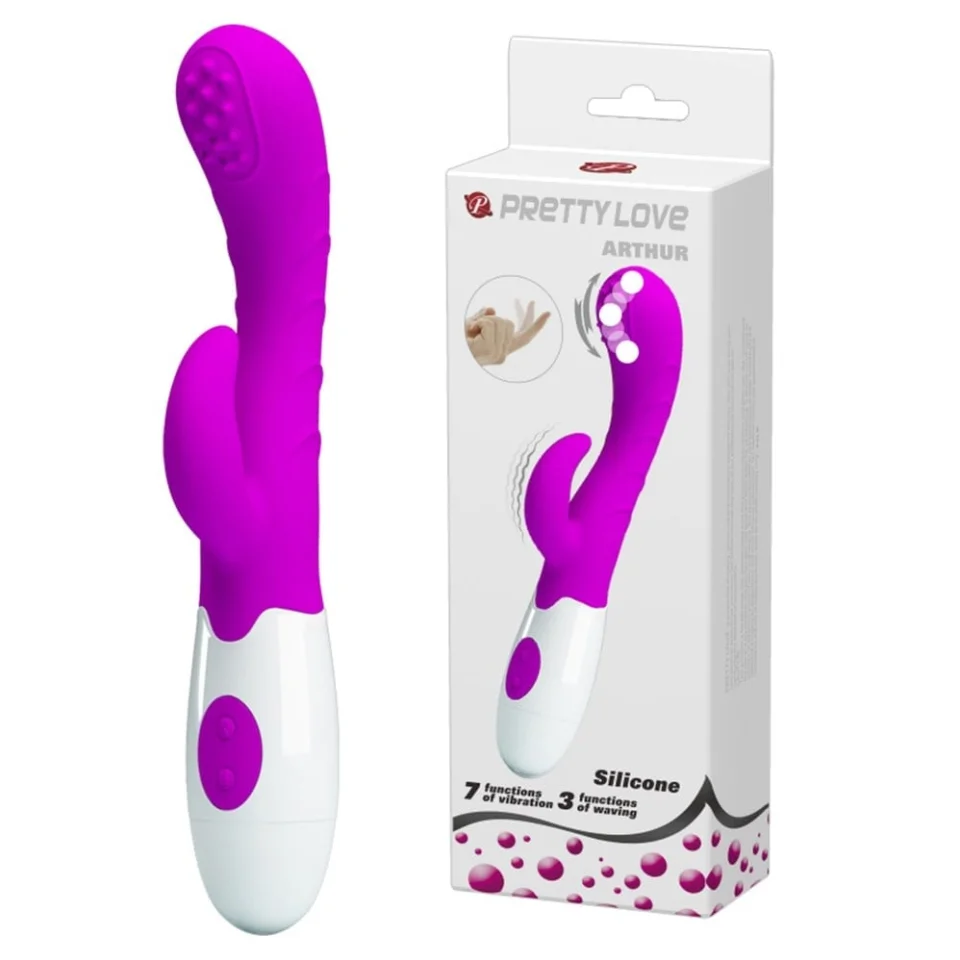 #2702 - 3 Dalgalanma 7 Titreşim Fonksiyonlu Klitoris G-Spot Uyarıcılı Vibratör