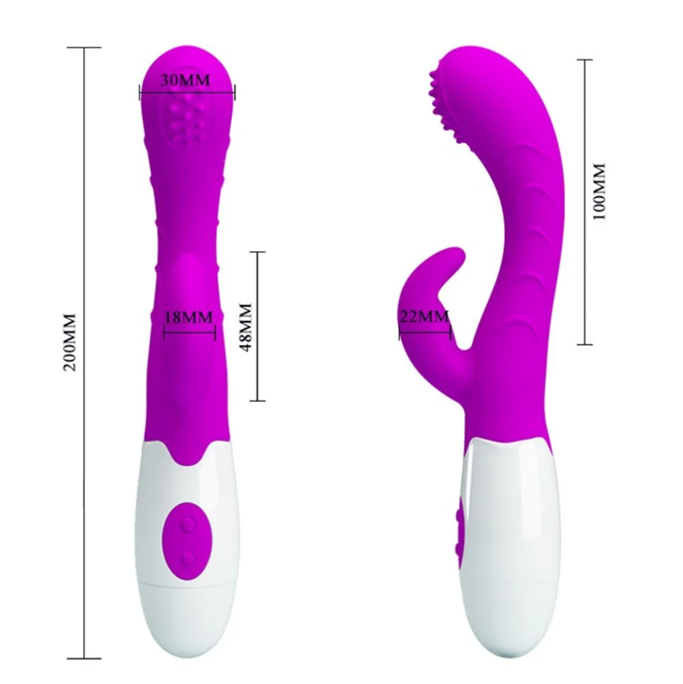 #2699 - 3 Dalgalanma 7 Titreşim Fonksiyonlu Klitoris G-Spot Uyarıcılı Vibratör