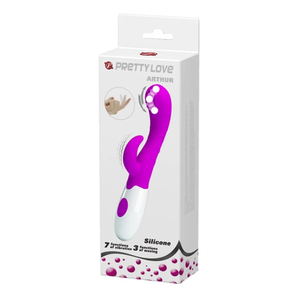 #2703 - 3 Dalgalanma 7 Titreşim Fonksiyonlu Klitoris G-Spot Uyarıcılı Vibratör