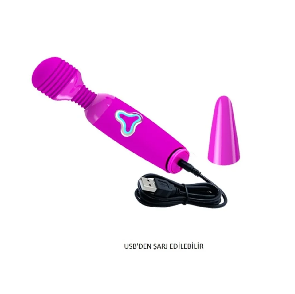 #2762 - USB Şarjlı Klitoris Uyarıcılı Bayan Masaj Vibratör