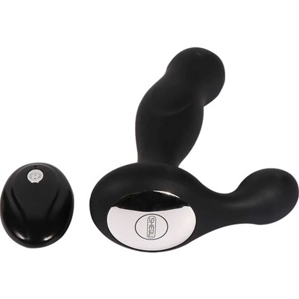#2777 - USB Şarjlı 10 Modlu Titreşimli Kumandalı Prostat Vibratör ve Anal Plug