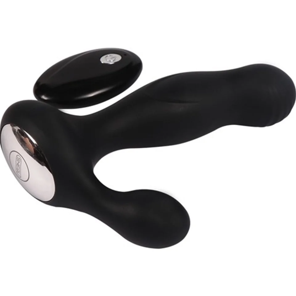#2778 - USB Şarjlı 10 Modlu Titreşimli Kumandalı Prostat Vibratör ve Anal Plug