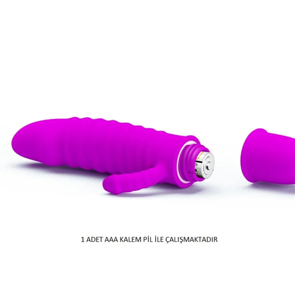 #2809 - 10 Fonksiyonlu Teknolojik Klitoris Uyarıcılı Dildo Vibratör - Arnd