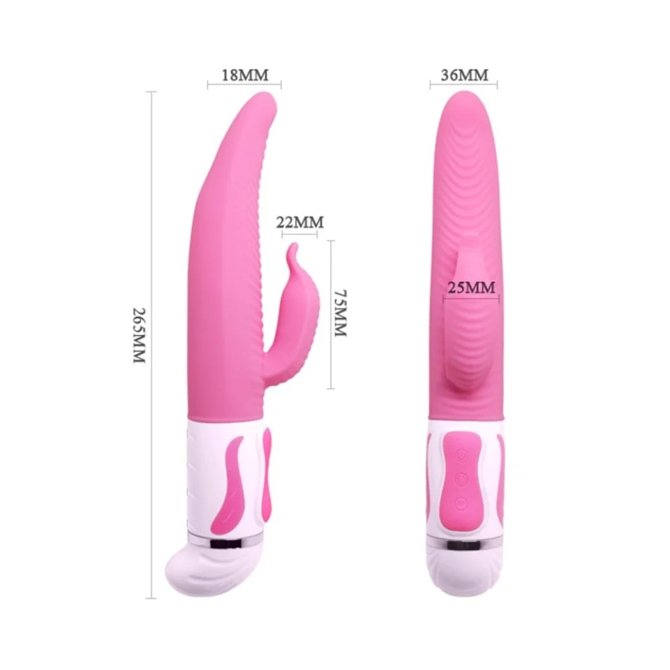 #2829 - 12 Fonksiyonlu 4 Rotasyon Özellikli Oynar Başlı Teknolojik Vibratör