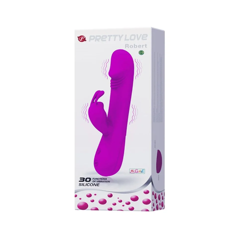 #2853 - 30 Fonksiyonlu Teknolojik Klitoris Uyarıcılı Tavşan Vibratör Penis