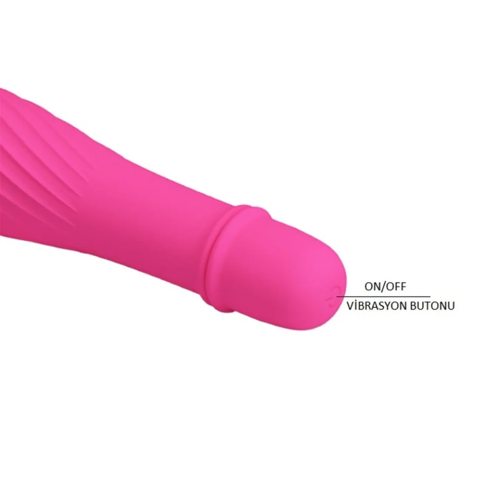 #2898 - 12,3 cm Güçlü Titreşimli Özel Kıvrımlı Teknolojik Vibratör