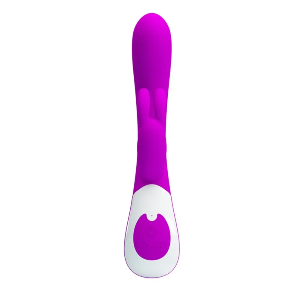 #3052 - USB Şarjlı 12 Fonksiyonlu Klitoris Uyarıcılı Modern Tavşan Vibratör