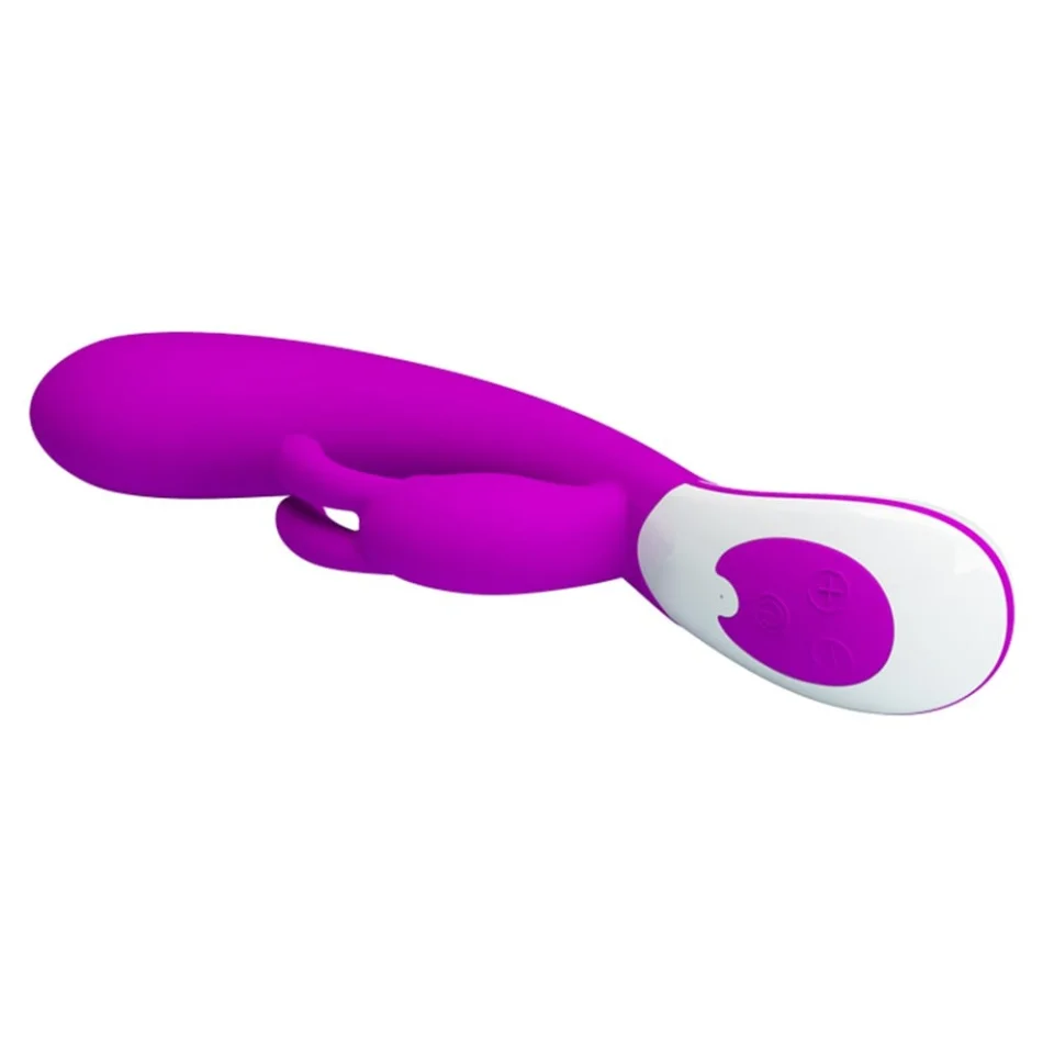 #3056 - USB Şarjlı 12 Fonksiyonlu Klitoris Uyarıcılı Modern Tavşan Vibratör