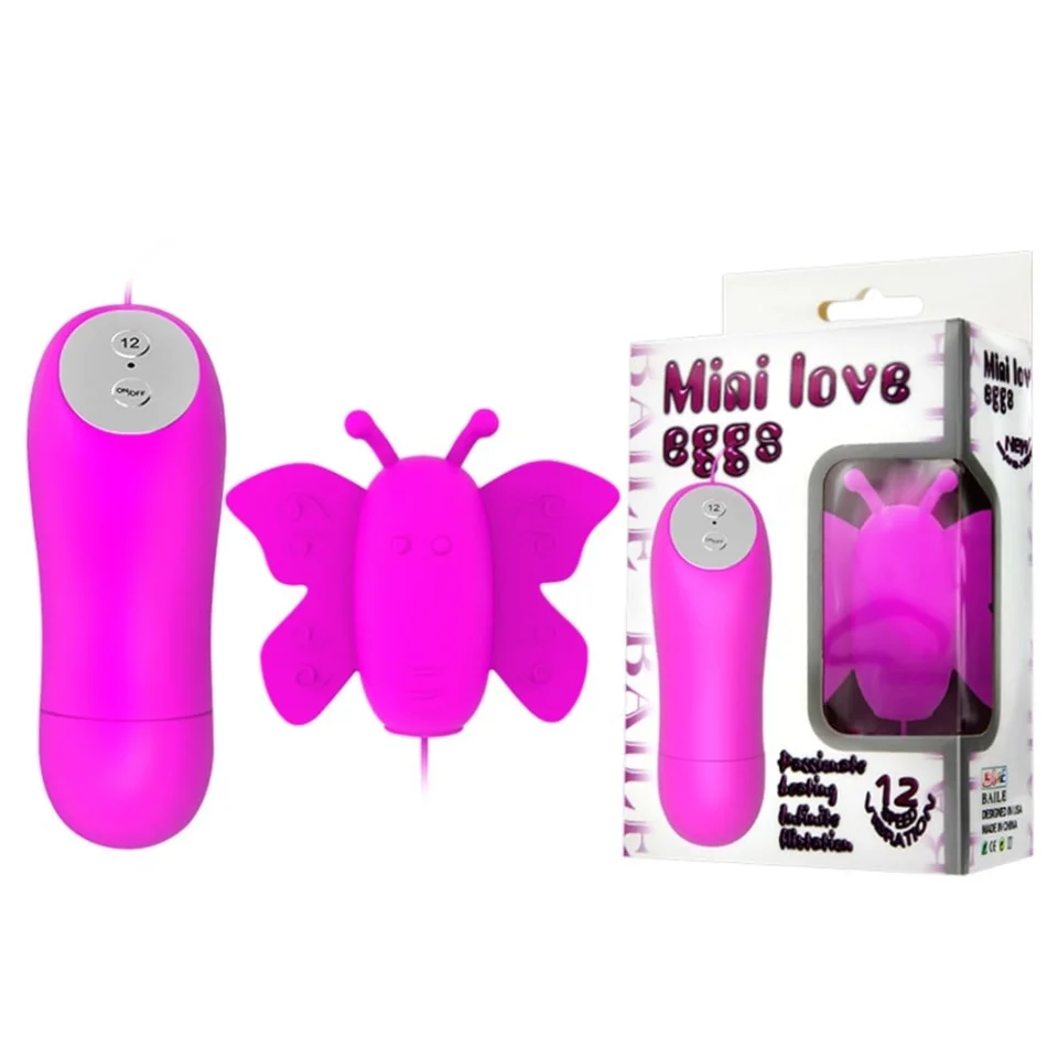 #3069 - Uzaktan Kablo Kumandalı Mini Kelebek Masaj Vibratörü