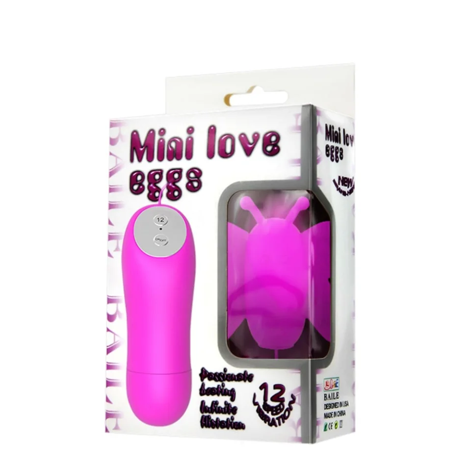 #3070 - Uzaktan Kablo Kumandalı Mini Kelebek Masaj Vibratörü
