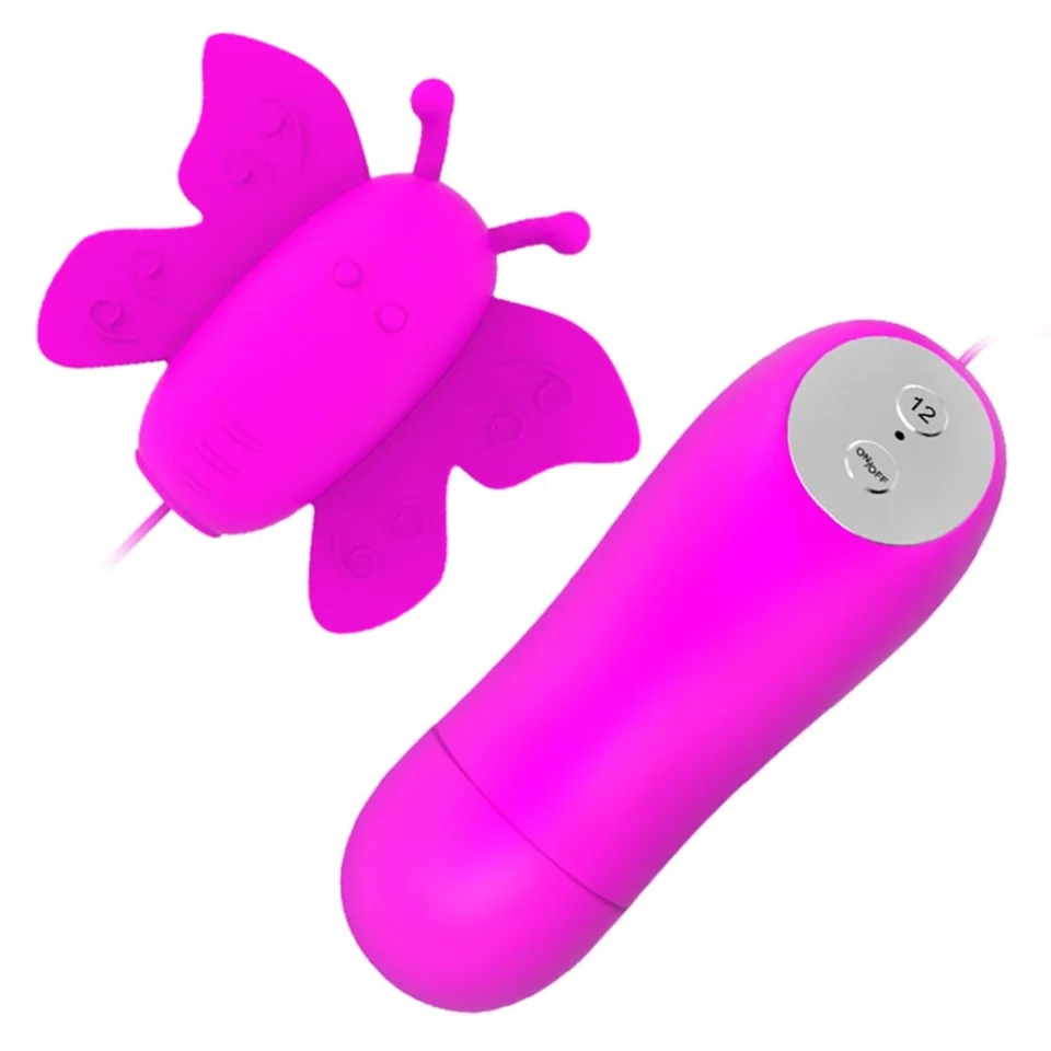 #3073 - Uzaktan Kablo Kumandalı Mini Kelebek Masaj Vibratörü