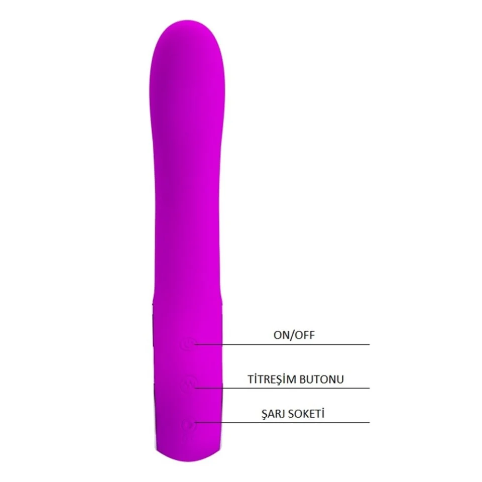 #3103 - USB Şarjlı 12 Fonksiyonlu Teknolojik Dildo Vibratör