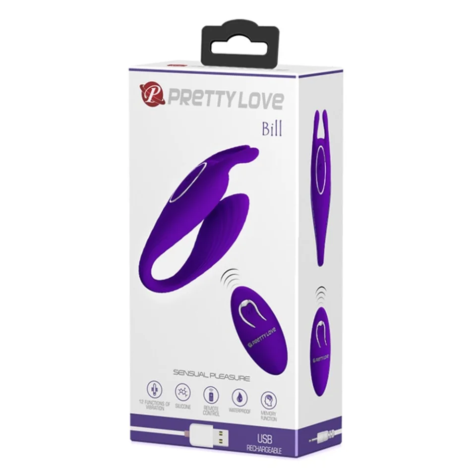 #3114 - USB Şarjlı 12 Titreşimli Uzaktan Kumandalı Tavşan Vibratör