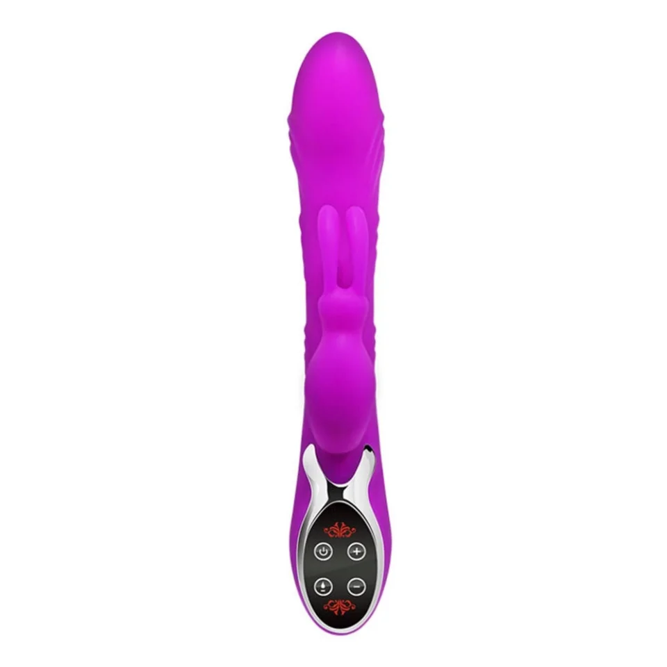 #3148 - USB Şarjlı 10 Fonksiyonlu Isıtmalı Teknolojik Tavşan Vibratör