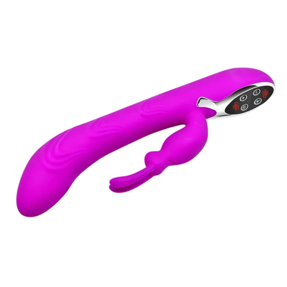 #3150 - USB Şarjlı 10 Fonksiyonlu Isıtmalı Teknolojik Tavşan Vibratör