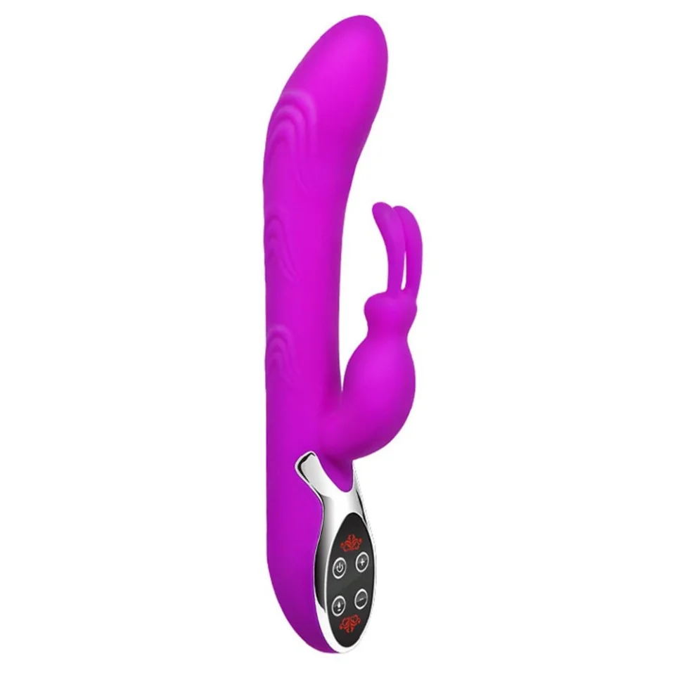 #3151 - USB Şarjlı 10 Fonksiyonlu Isıtmalı Teknolojik Tavşan Vibratör