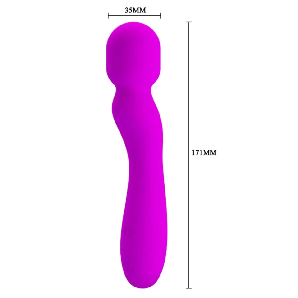 #3202 - USB Şarjlı 30 Fonksiyonlu Titreşimli 17 cm Teknolojik Vibratör