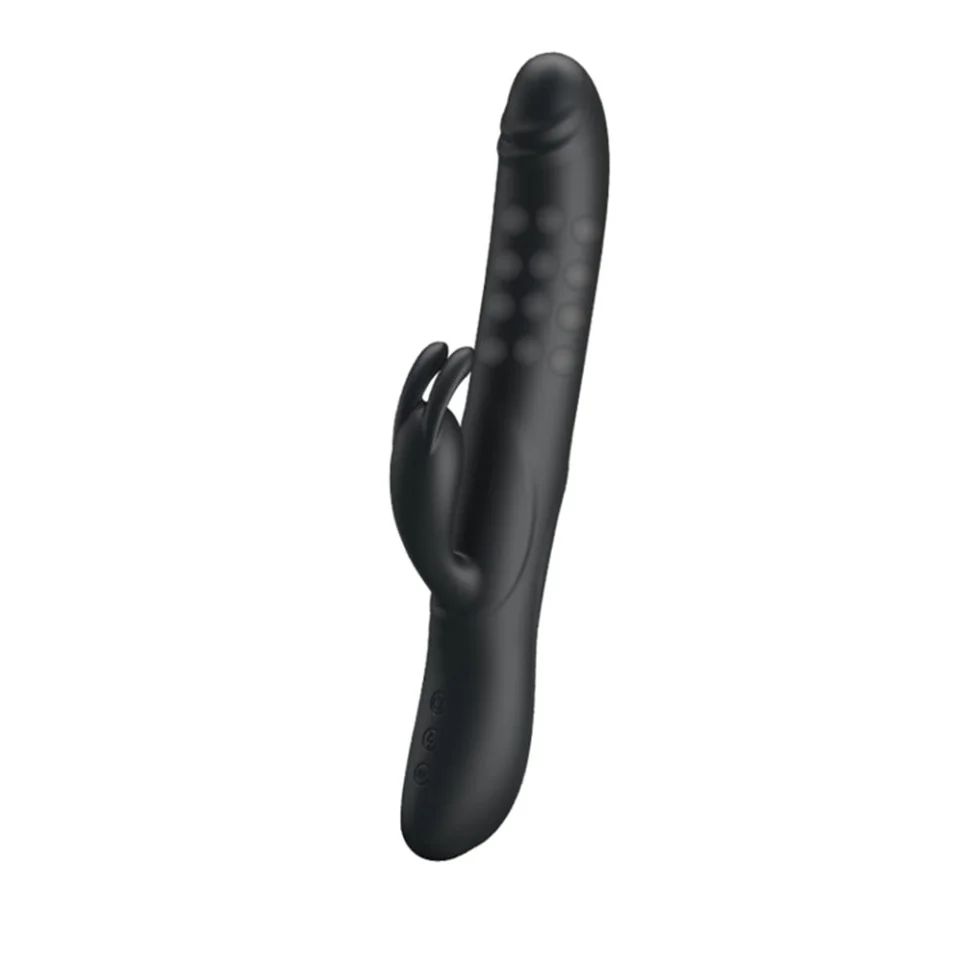 #3211 - 7 Fonksiyonlu Klitoris Uyarıcılı Teknolojik Tavşan Vibratör Penis
