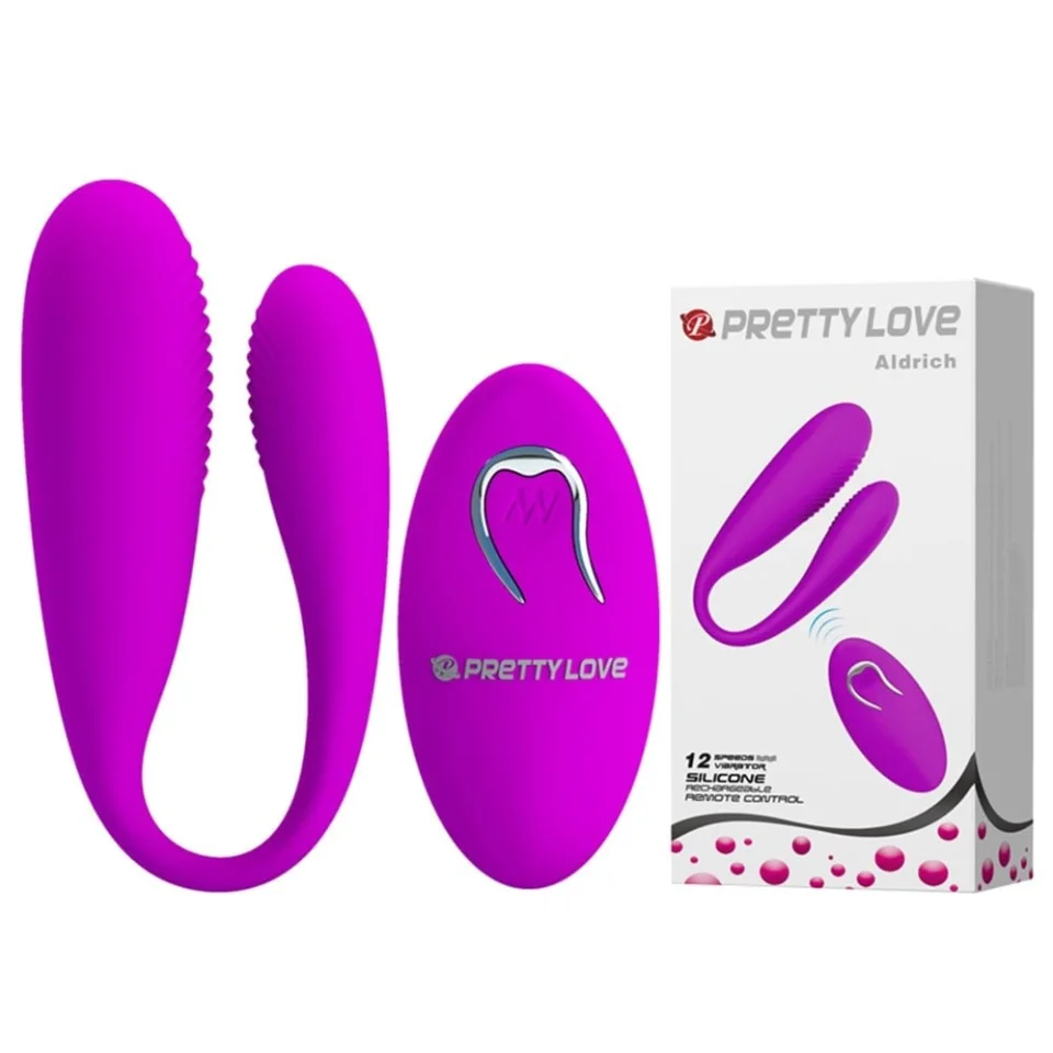 #3228 - Pretty Love USB Şarjlı 12 Titreşimli Uzaktan Kumandalı Vibratör