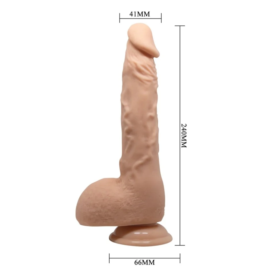 #301 - 24 cm Gerçekçi Vantuzlu Dildo Penis