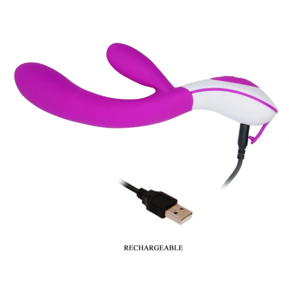 #3342 - USB Şarjlı Ses Kontrollü 12 Fonksiyonlu Klitoris Uyarıcılı Vibratör