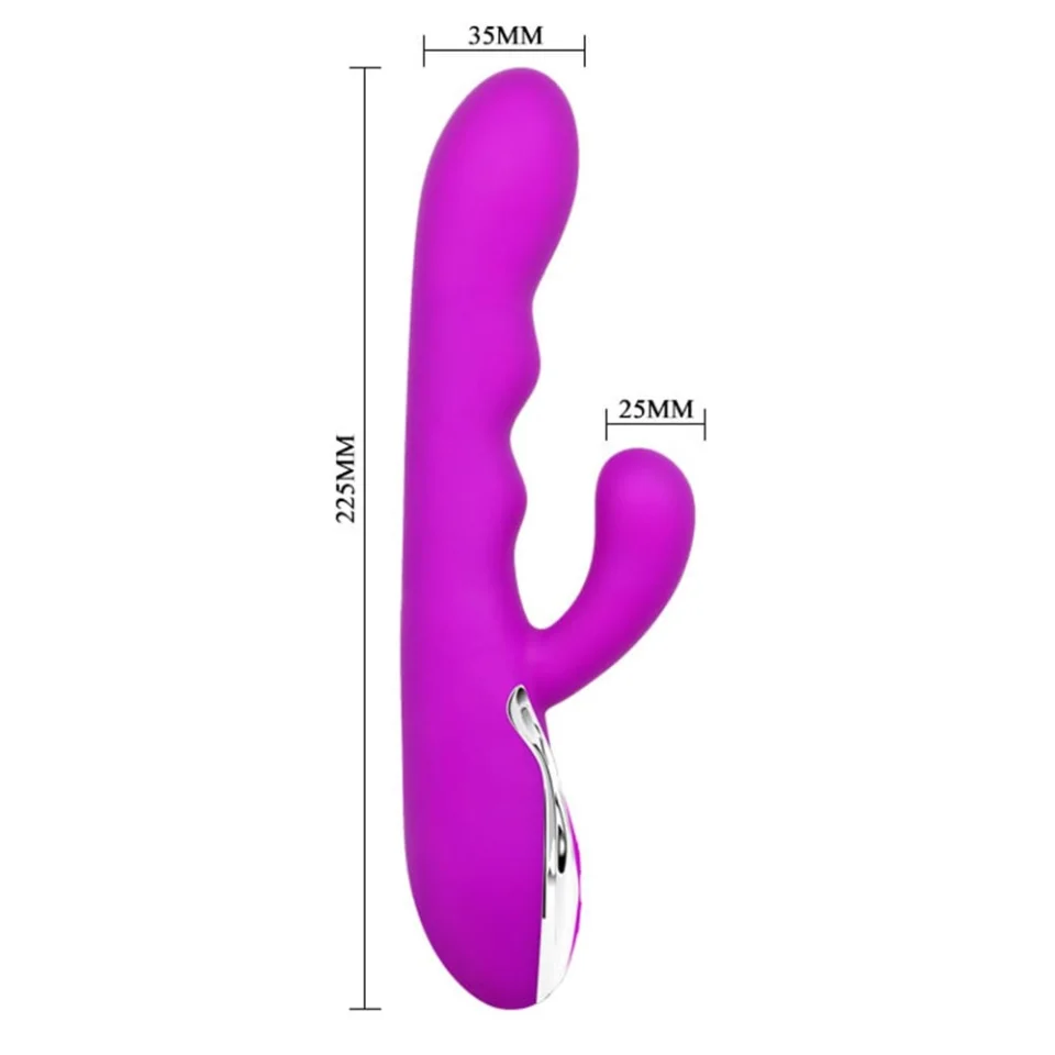 #3392 - USB Şarjlı 7 Fonksiyonlu 4 Nokta Sensörlü Teknolojik Vibratör