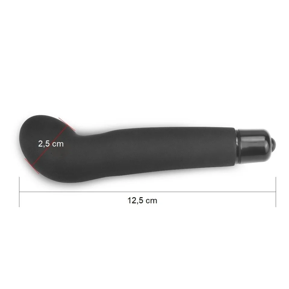 #3530 - G-Spot Uyarıcılı Titreşimli Vibratör Dildo 12,5 cm