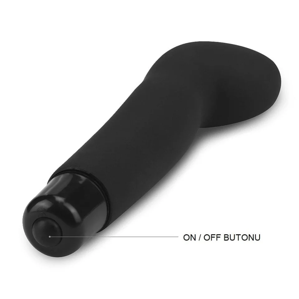 #3532 - G-Spot Uyarıcılı Titreşimli Vibratör Dildo 12,5 cm