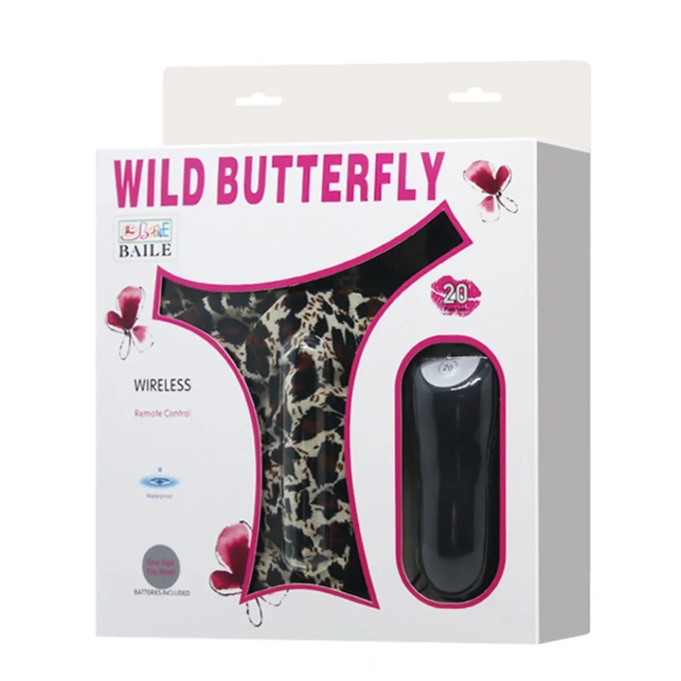 #3559 - Çamaşır İçi Uzaktan Kumandalı Vibratör - Wild Butterfly