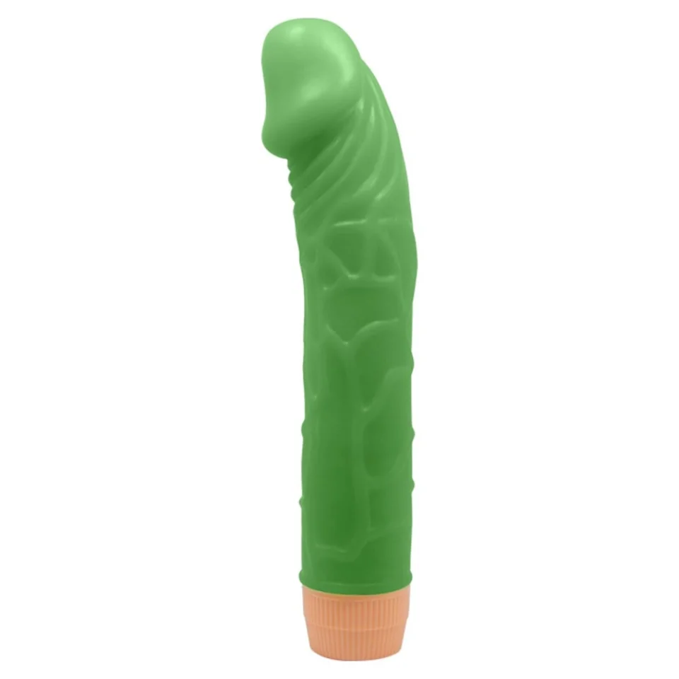 #326 - 22,5 cm Floresan Titreşimli Realistik Vibratör Penis Dildo