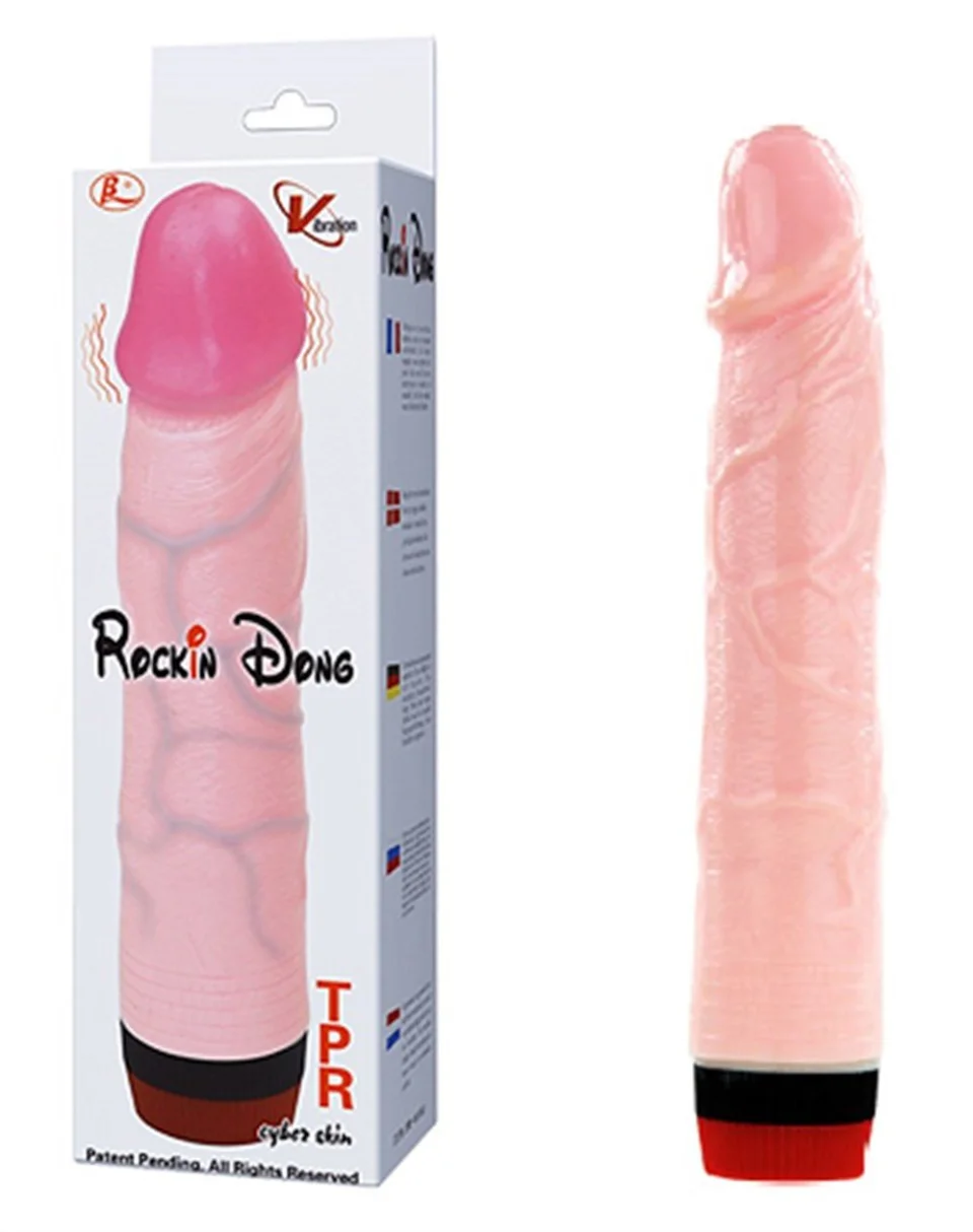 #3596 - 22 cm Titreşimli Realistik Vibratör Penis