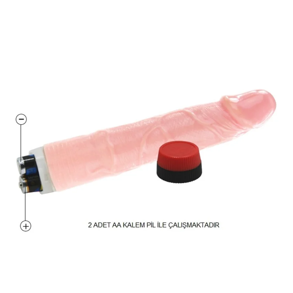#3599 - 22 cm Titreşimli Realistik Vibratör Penis