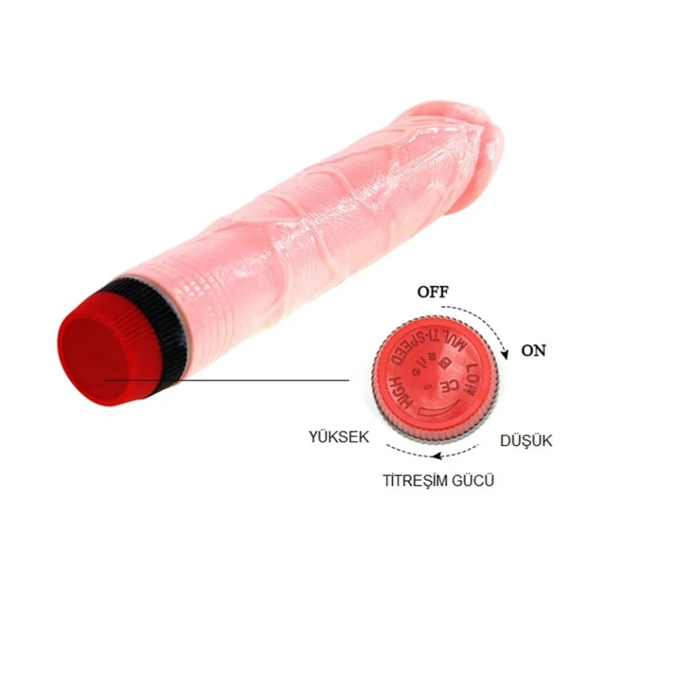 #3603 - 22 cm Titreşimli Realistik Vibratör Penis