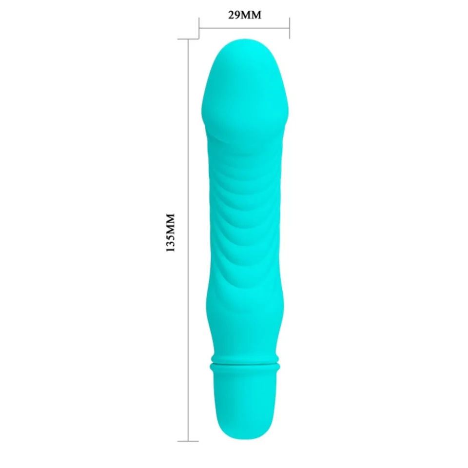 #3624 - Titreşim Özellikli Vibratör Turkuaz 13.5 cm Pretty Love