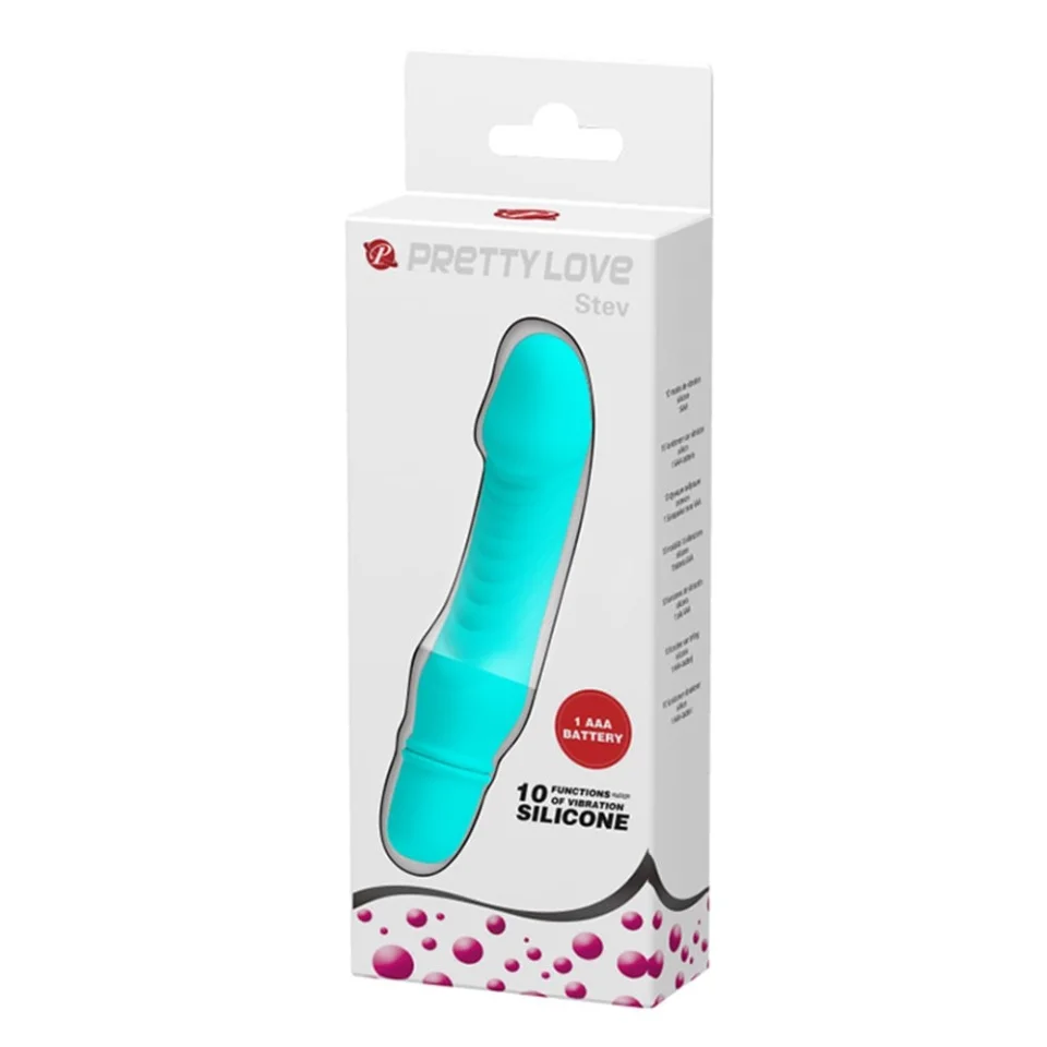 #3625 - Titreşim Özellikli Vibratör Turkuaz 13.5 cm Pretty Love