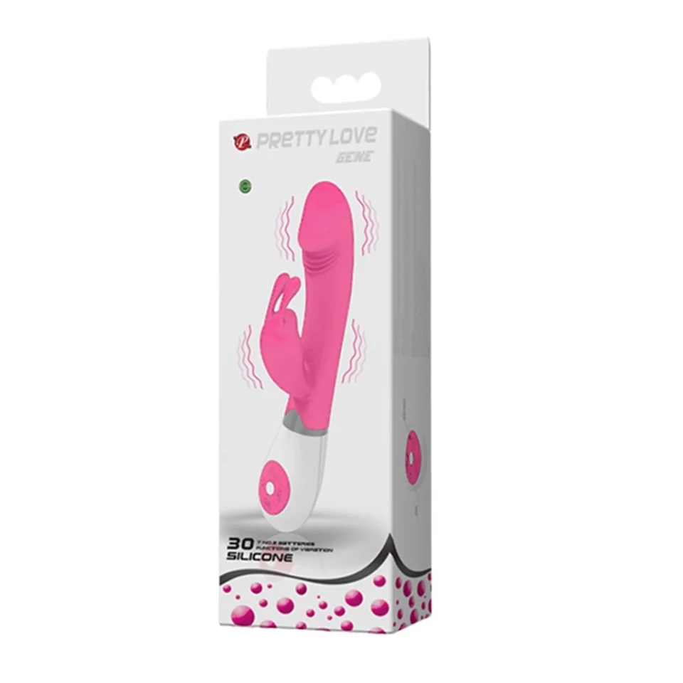 #3695 - 30 Fonksiyonlu Teknolojik Klitoris Uyarıcılı Tavşan Vibratör Penis