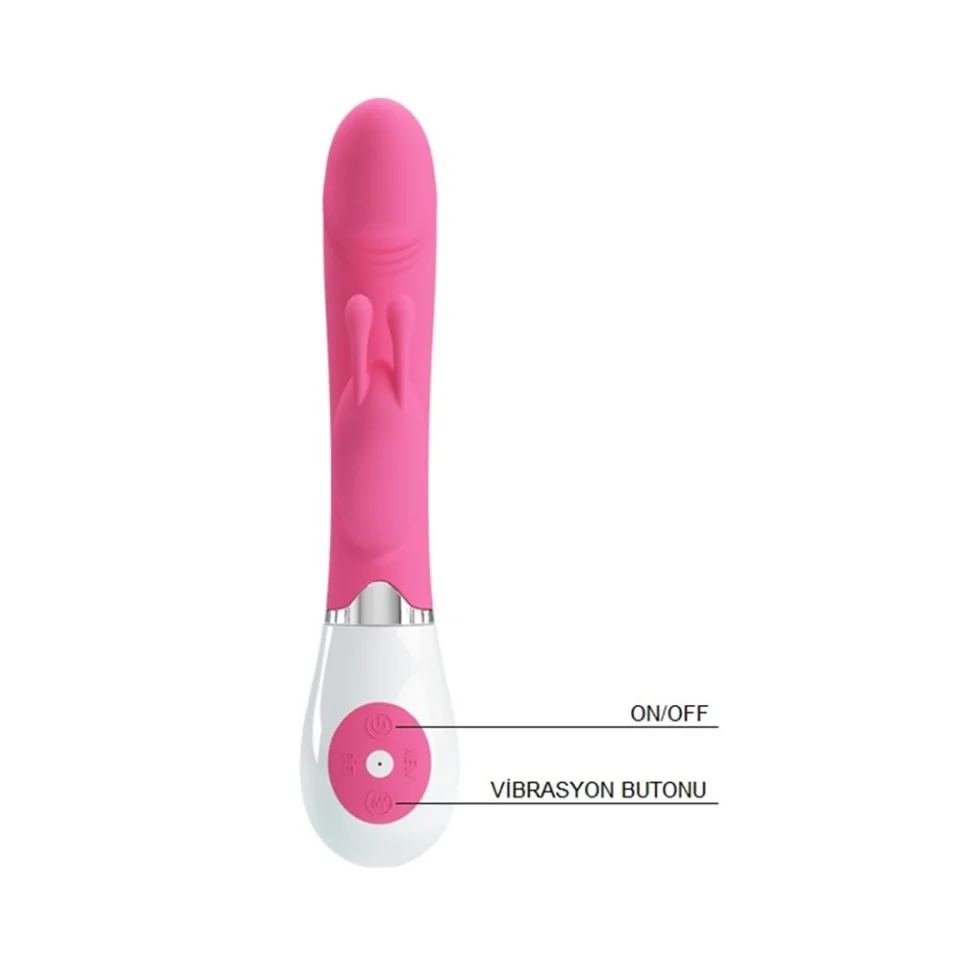 #3701 - 30 Fonksiyonlu Teknolojik Klitoris Uyarıcılı Tavşan Vibratör Penis