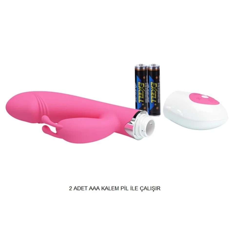 #3702 - 30 Fonksiyonlu Teknolojik Klitoris Uyarıcılı Tavşan Vibratör Penis